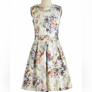 Modcloth Make The Rounds Dress in Country Bouquet